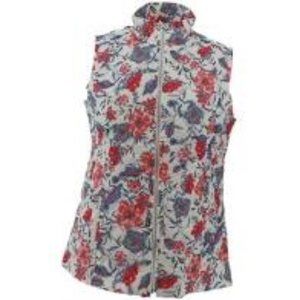 NWT SUSAN GRAVER WEEKEND FLORAL ZIP FRONT‎ VEST 6